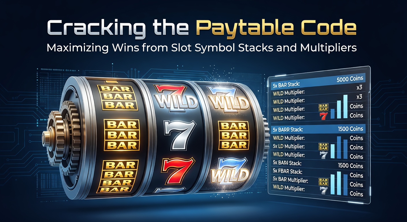 Vibrant slot paytable highlighting stacked high-value symbols and glowing multiplier badges