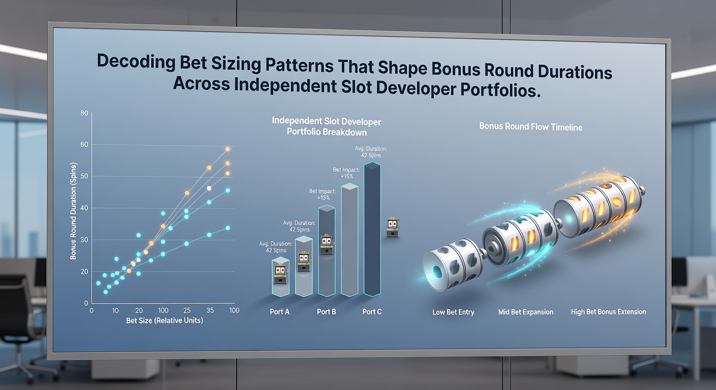 Graphical representation of bet sizing curves overlaid on bonus duration metrics from various slot portfolios