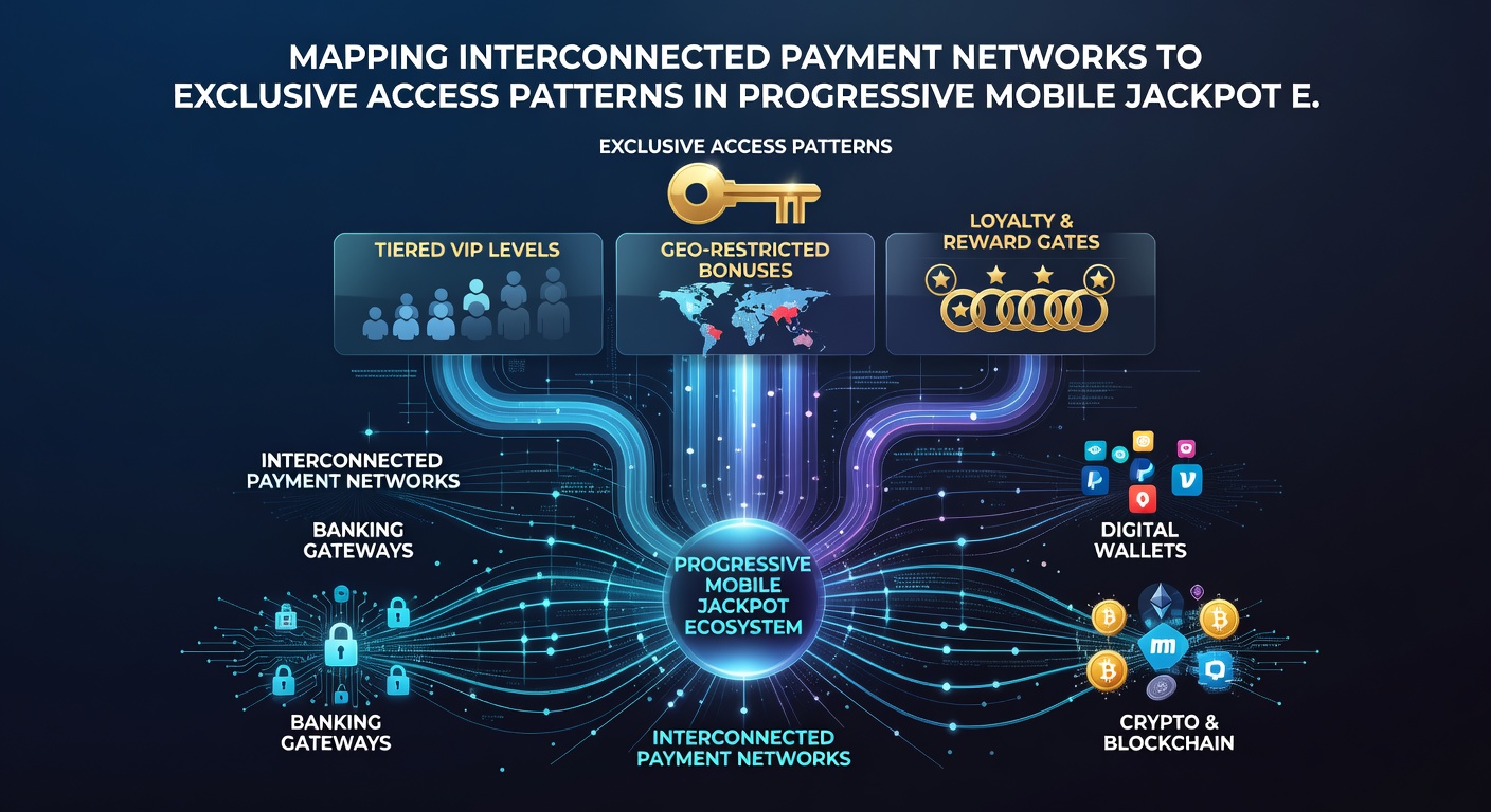 Visualization of access patterns within progressive mobile jackpot ecosystems
