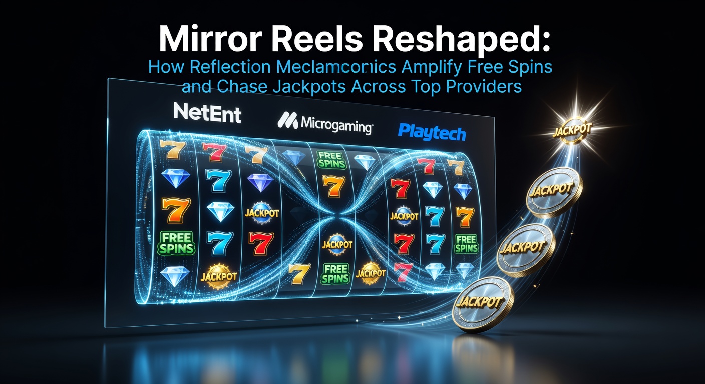 Dynamic slot screen showing mirror reels duplicating high-value symbols across multiple reel sets during a free spins bonus round