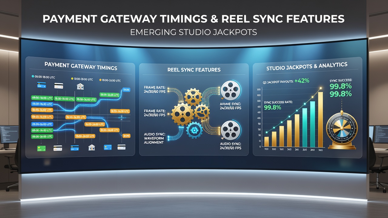 Technical diagram illustrating payment gateway response cycles synchronized with reel timing protocols in emerging studio jackpot games