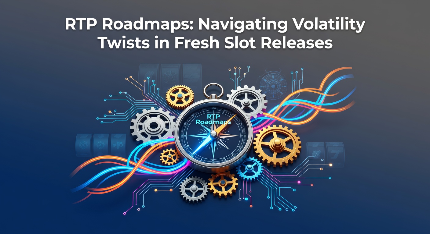 Close-up of a slot game's paytable overlaid with RTP roadmap charts and volatility indicators